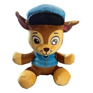 Ty Paw Patrol Chase Plush Stuffed Animal Police Dog Toy 7” EUC